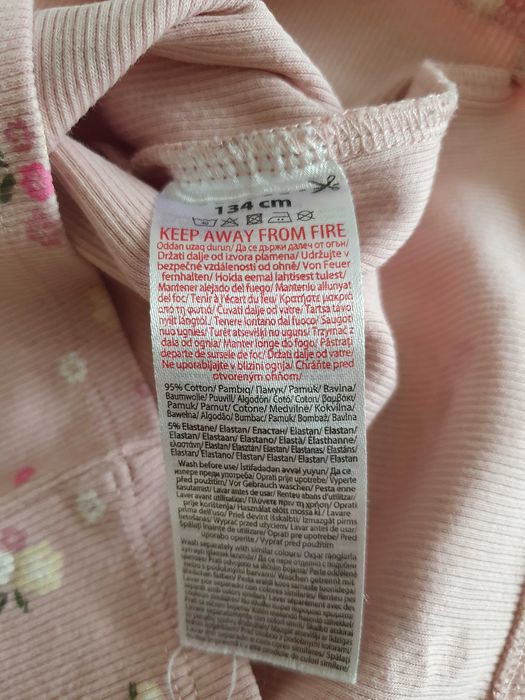Little kids bluzeczka prążkowana dla dziewczynki rozmiar 128/134
