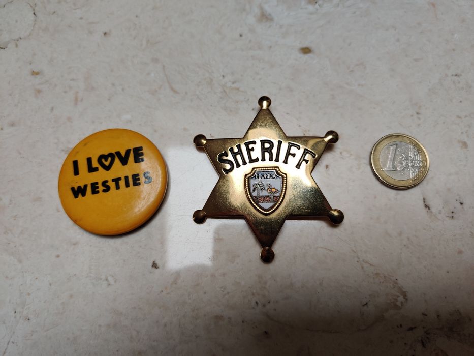 Sheriff Badges / Pins: Sheriff, Xerife, Russia, Moscow, Westies, Siouxsie64740663587587122