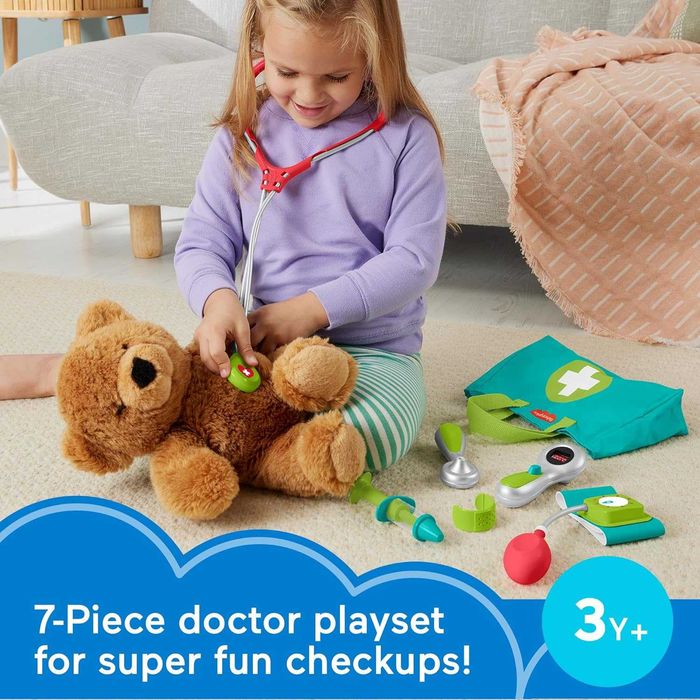 Ігровий набір лікаря Fisher-Price Preschool Pretend Play Medical Kit!