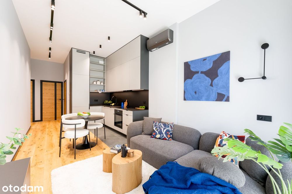 Apartament-loft z dwoma ogródkami | Sufity 3,30 m | Młyny Mogilska