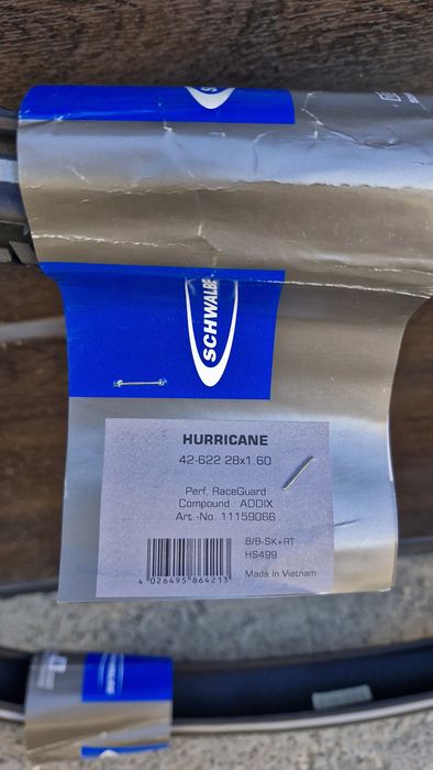 Покришки Schwalbe Hurricane 28 x 1.6 (42x622) Performance/RaceGuard