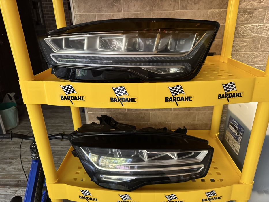 Передні фари ( Full Led дизайн A7 2014+ ) на Audi A7 4G 2010-2014 року