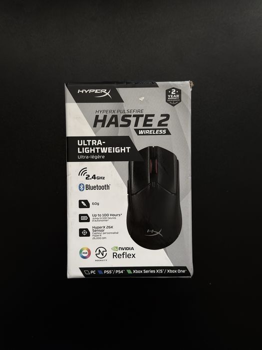 Бездротова ігрова миша HyperX Pulsefire Haste 2 Wireless Black