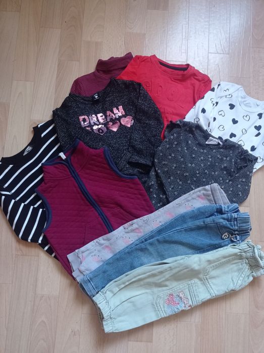 Пакет фірмового одягу дівчинці розмір 86-92 (Zara, Carter's, George, Reserved)