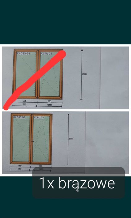 Okna z demontażu domu