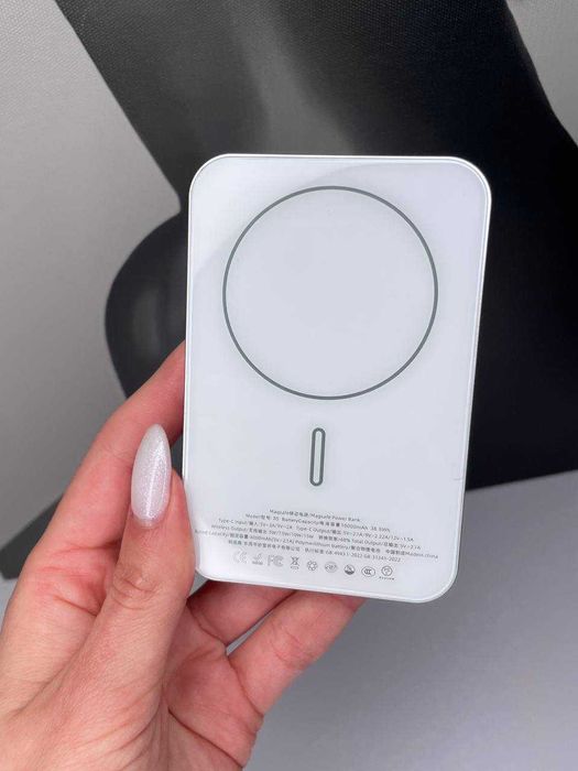 Повербанк повер банк Металевий Безпровідний Power Bank 22.5W 10000 mAh