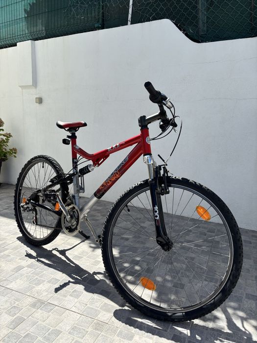 Bicicleta BTT Topbike 100 4xD Dupla Suspensão – Bom estado