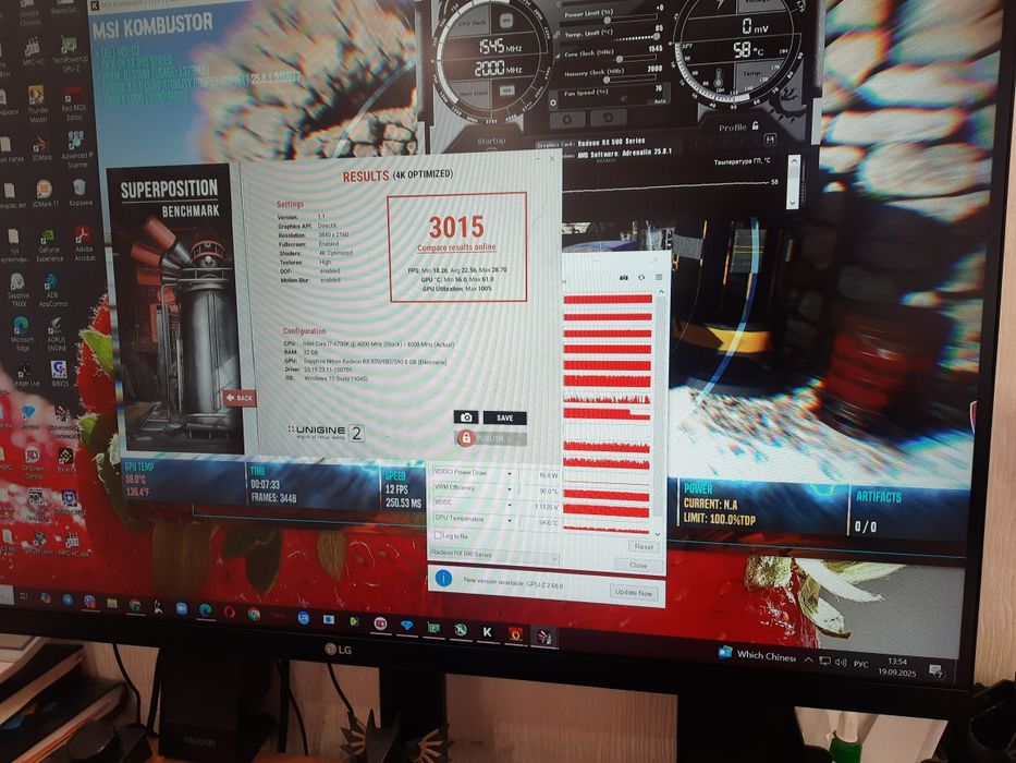 Видеокарта Sapphire RX 580 Nitro + Special Edition 8gb как Новая