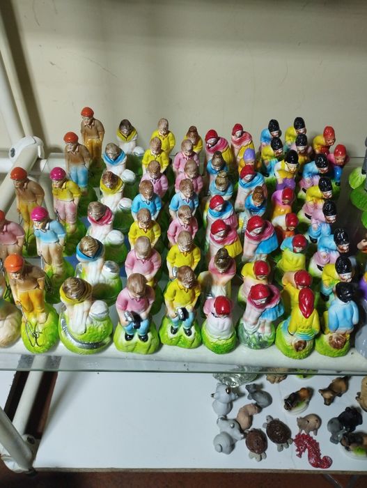 Casinhas e figuras de Natal