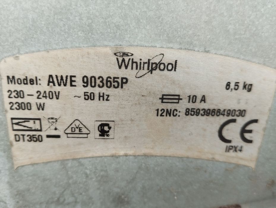 Części Whirpool AWE 90365P silnik