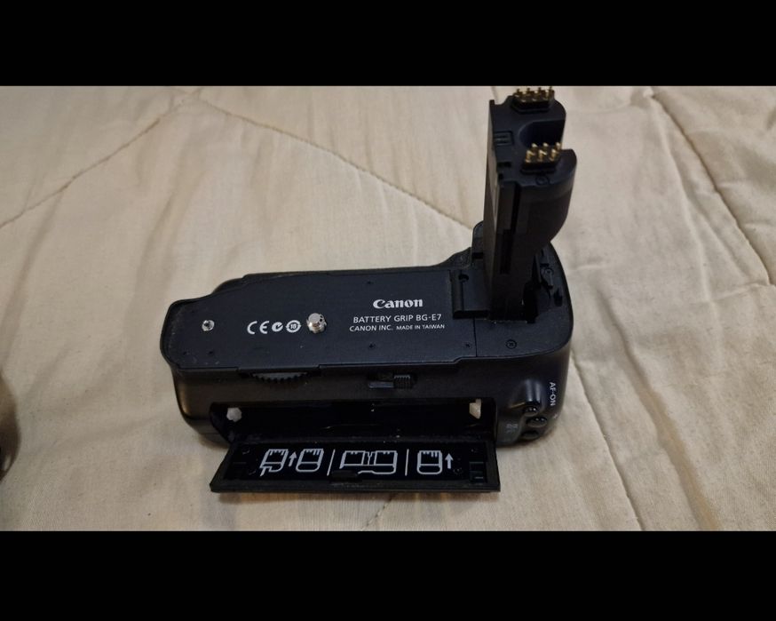 Canon 7D com acompanhamento