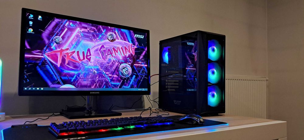 Zestaw Do Gier i5 4x4.2GHz/GTX-1060/SSD+1TB/Ram-16GB/Samsung 28'/WiFi