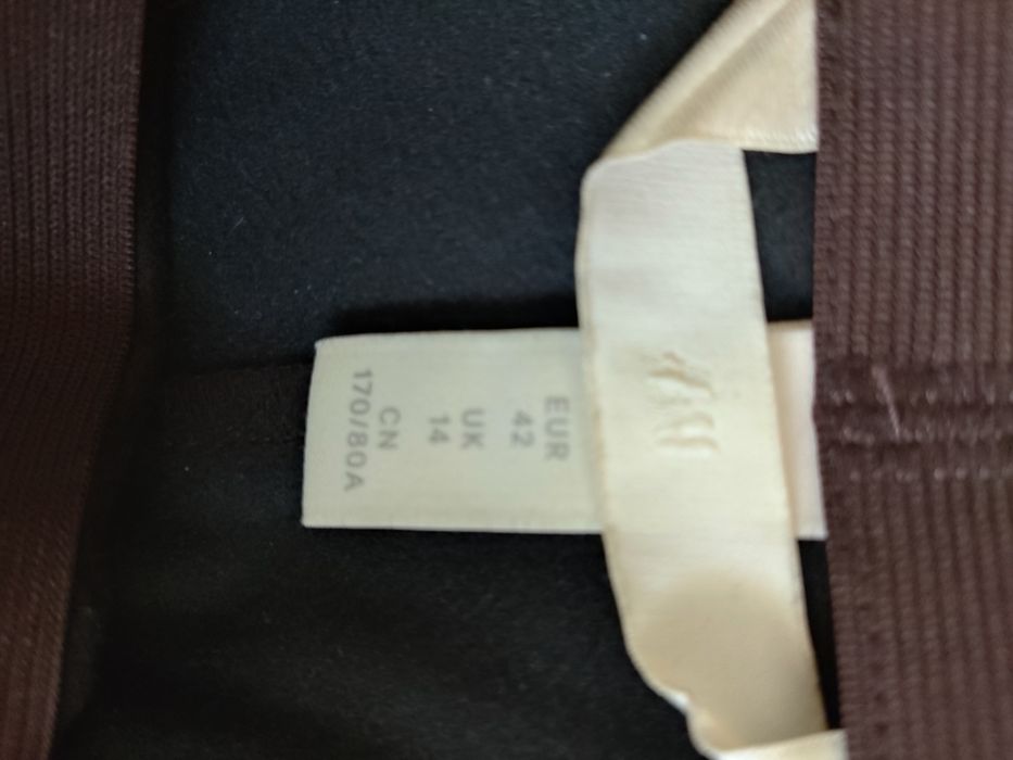 Spodnie skórzane H&M rozmiar 42 
R