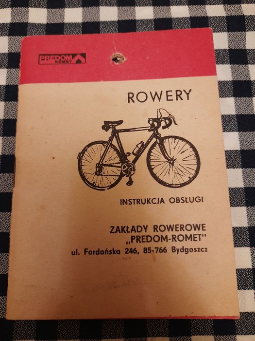 Instrukcja obsługi"Predom- Romet" BDB
