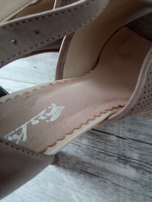Buty (półbuty/sandały) skóra stan bdb