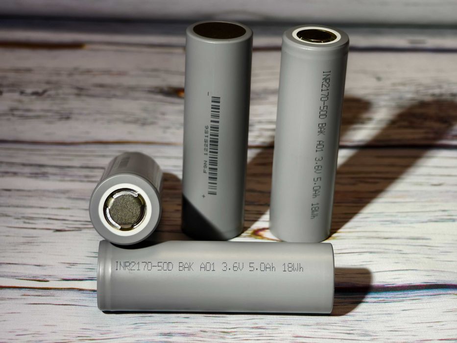Акумулятор BAK 21700 INR2170 50D 5000мА 70А високострумовий