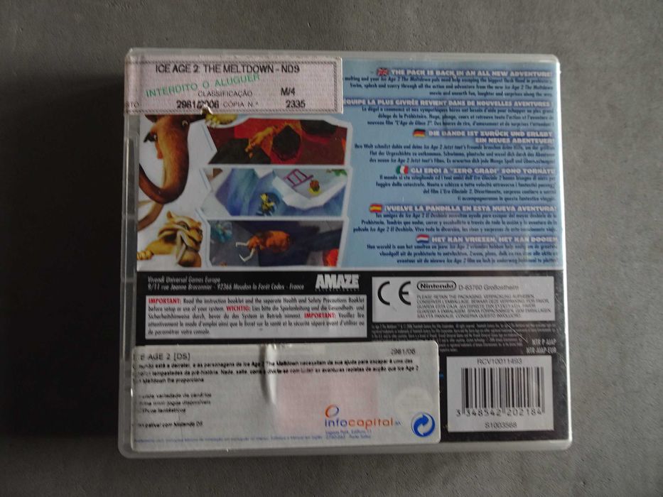 Jogo Nintendo DS - Ice Age 2