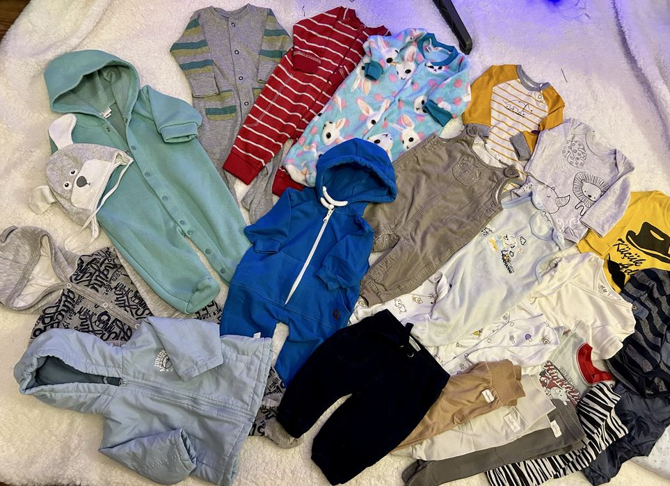 Величезний набір/лот/пакет одягу для хлопчика 62-68см