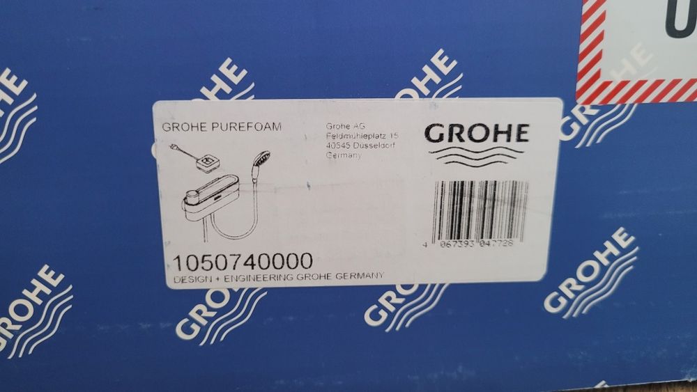 GROHE-PUREFOAM Zestaw startowy do pryszniców chrom