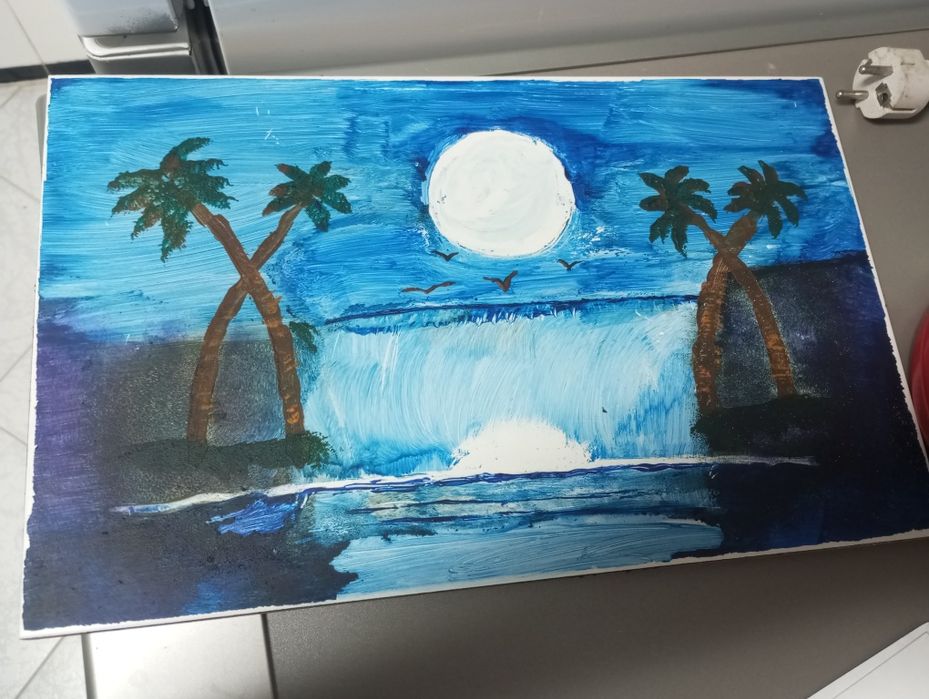 Quadro pintado varias