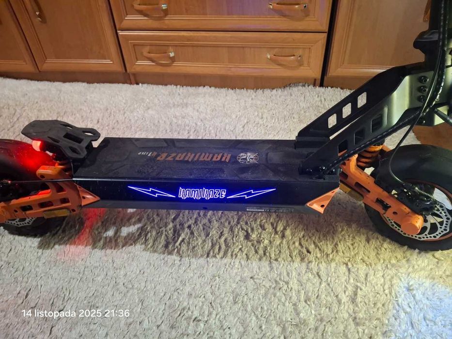 Самокат електричний Kamikaze K1 lite 800W 13,5Ah 48V 60км