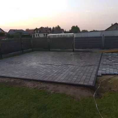 Układanie kostki brukowej, brukarstwo, podjazdy, chodniki