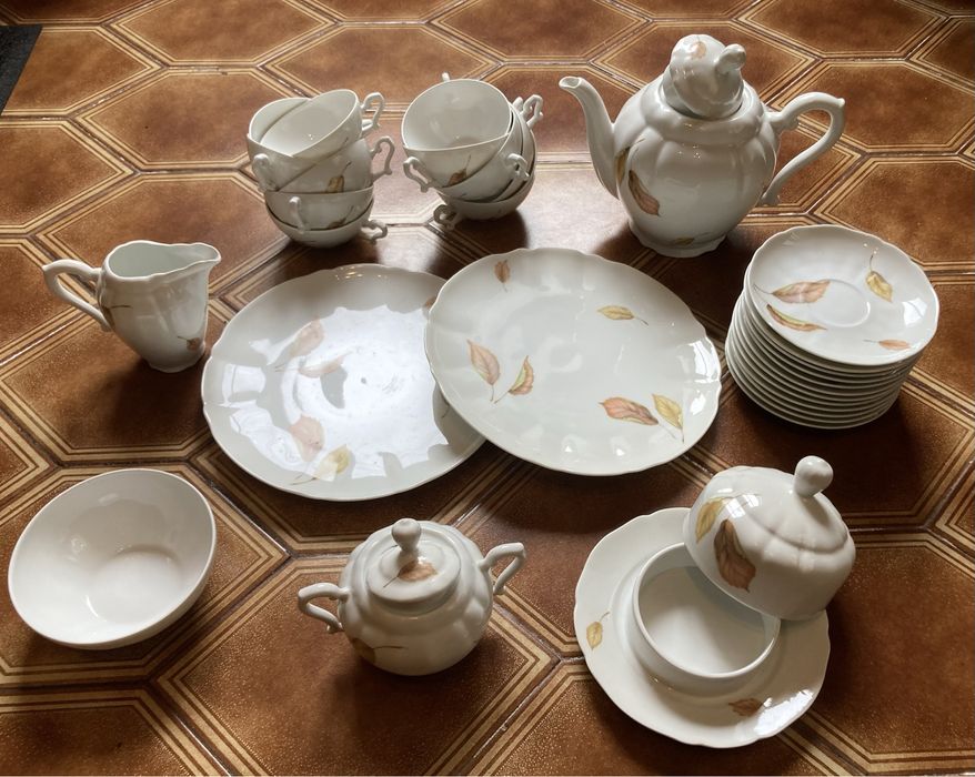 Conjunto Chá porcelana completo de Portugal