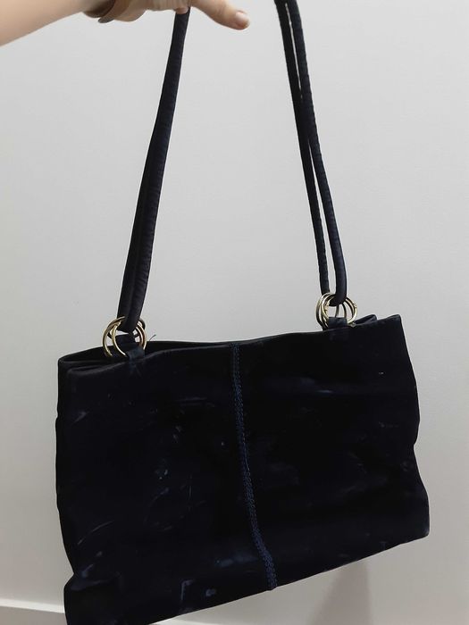 Mala de Senhora em Veludo Vintage