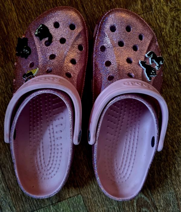 Crocs блестящие оригинал