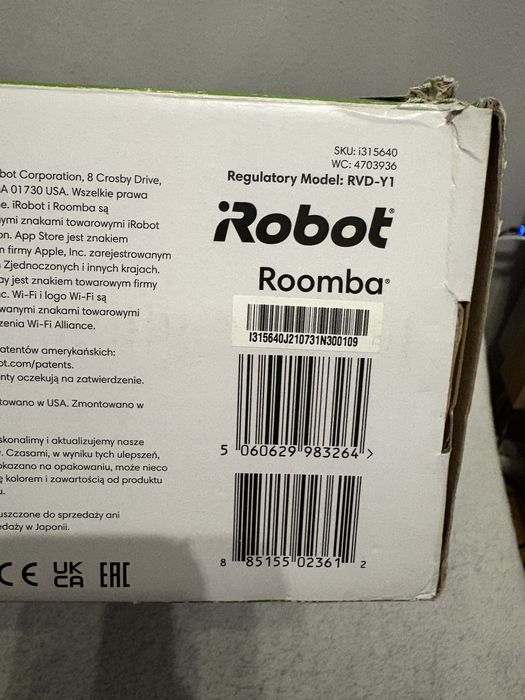 Robot sprzątający odkurzacz Roomba IRobot i3
