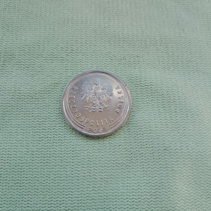 Destrukt monety 1 złoty