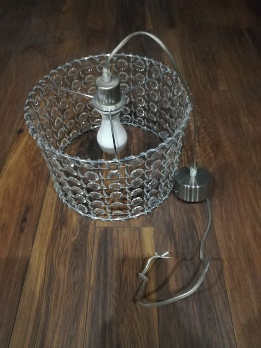 Lampa wisząca E27 glamur