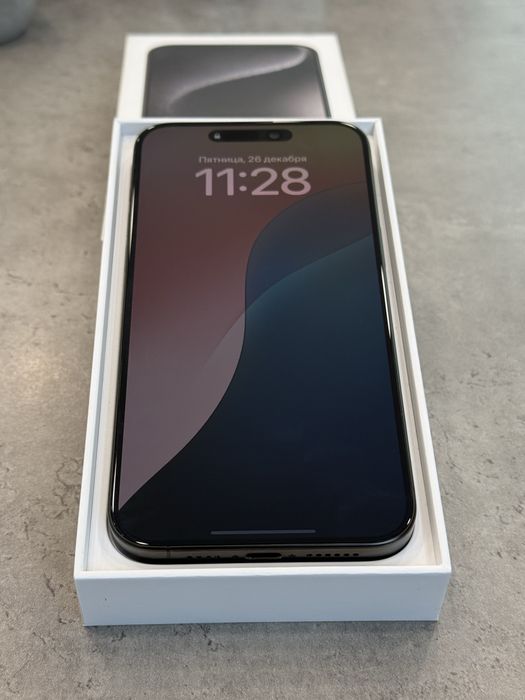 Iphone 15 pro max 256 black titanium