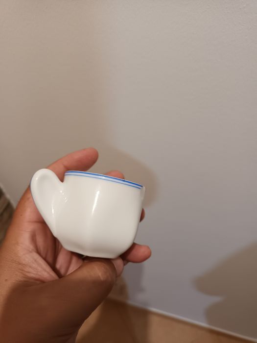 Vista alegre Rara chávena de café sem pires ver defeitos  chave d'ouro