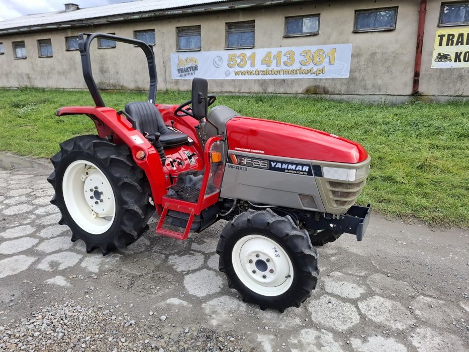 RATY Traktor traktorek 4x4 Yanmar AF 26 km Wspomaganie rewers śliczny
