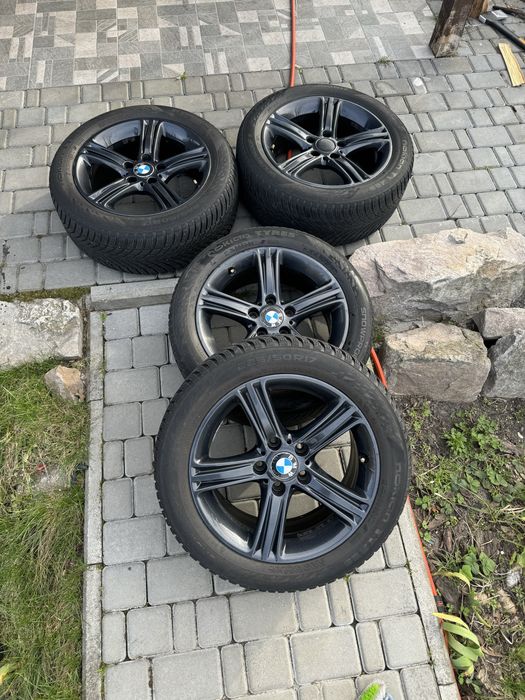 Диски bmw f30 r17 + зимняя резина/гума nokian snowproof 2