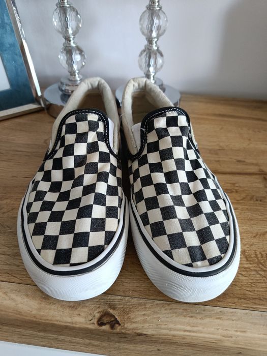 Trampki Vans 39 w kratkę platforma