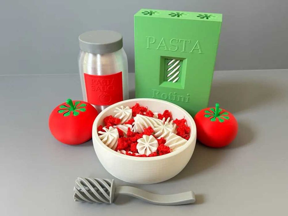 Dispensador de Massa 3D – Pasta Rotini