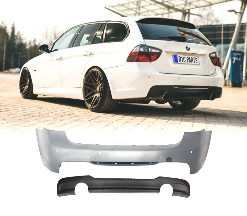 KIT CARROÇARIA BMW E91 TOURING LCI 08-12 LOOK 135i PDC SRA