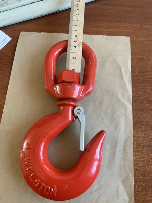 Гак вертлюг на кран манипулятор Гак що крутиться