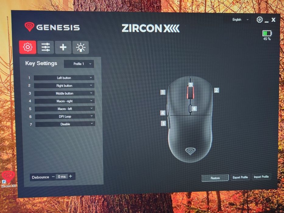 Нова ігрова миша Genesis Zircon XIII Custom Wireless RGB Black 29000dp