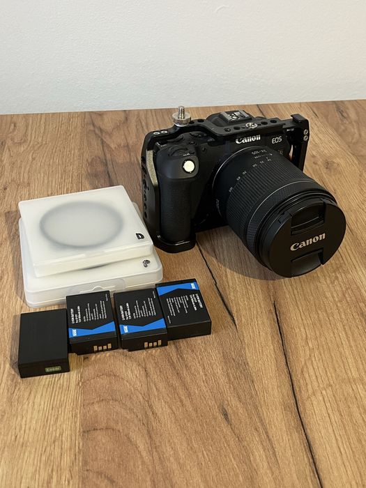Aparat Canon RP - Zestaw 4 baterie, Klatka, 2 filtry