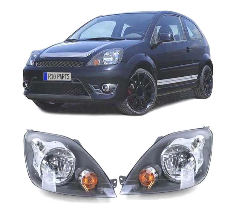 FARÓIS OPTICAS FORD FIESTA MK5 05-08
