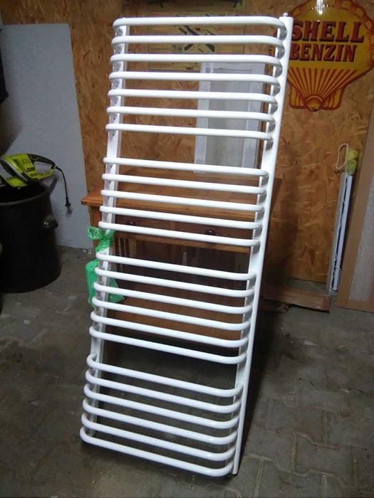 Grzejnik łazienkowy drabinka, biały wys.140cm