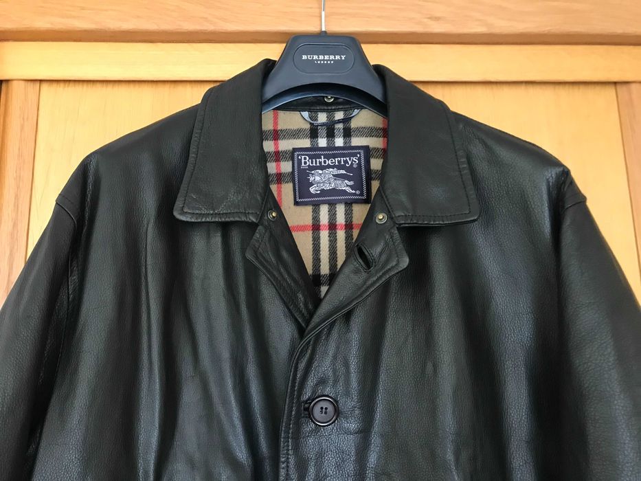 Parka casaco em pele Burberry