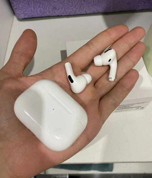 Топові Бездротові Навушники АірПодс Про 1 Чіп Айроха + чохол