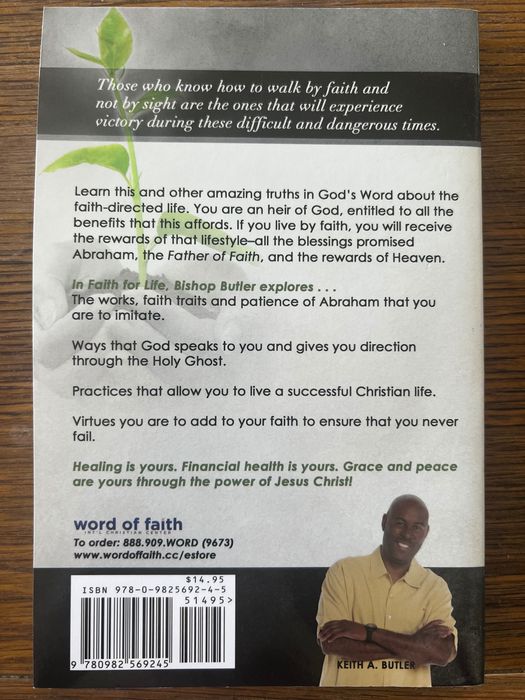 Faith for Life – Keith A. Butler (Livro Cristão em Inglês)