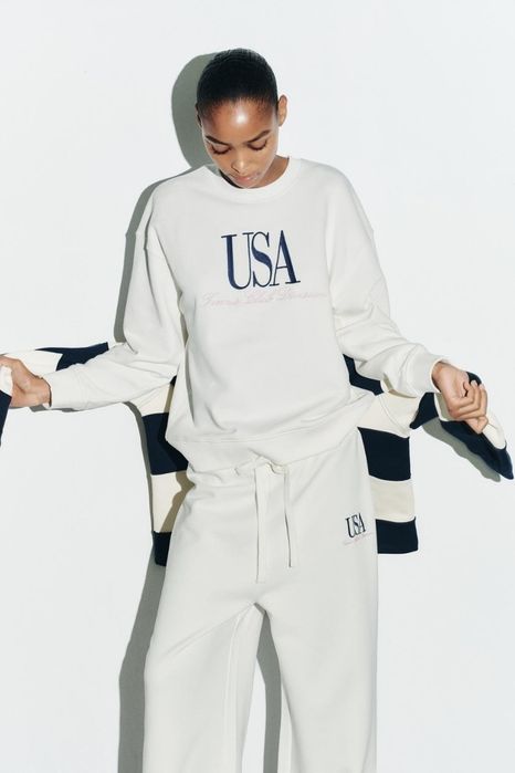 Костюм спортивный zara весна M-L