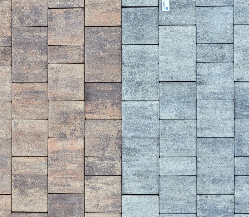 Kostka Napoli 6cm melanż galia/ nerino