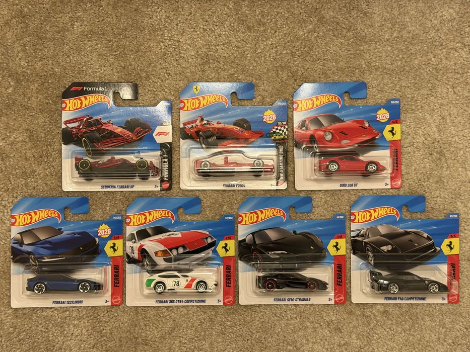 Conjunto Ferrari Hot Wheels